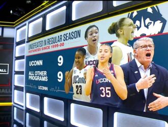 UCONN Women Huskies basketball team.